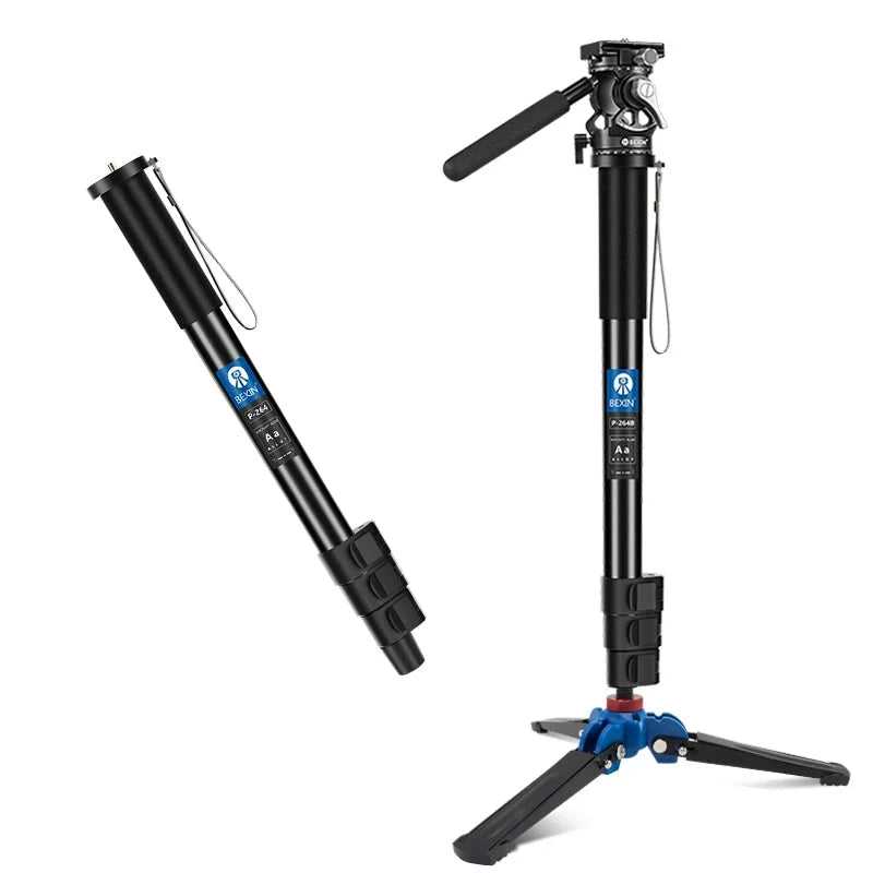 Lightweight Monopod Aluminium DSLR Camera Tripod Camera Mount Adapter