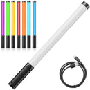 RGB Handheld Stick Light Wand with 20 Effects, 2500K–9000K CRI 95+ Video Light, 2000mAh Battery