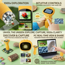 KIDS DIGITAL ELECTRONIC MICROSCOPE WITH 2.0" HD IPS SCREEN & PHOTO RECORDING
