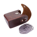 Ikacha PU Leather Camera Bag Case Cover for Sony DSC-RX100 – Protective Shoulder Bag