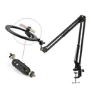 SZKOSTON Tablet Stand Bracket with Ring Light Ball Head & Tripod Adapter – Photography Accessory