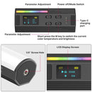 RGB Magnetic Light Wand with 20 Effects, 2500K–9000K CRI 95+ Tube Light – 2000mAh Portable Stick