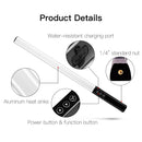 LUXCEO Q508A RGB Light Stick 36-Color 3000K-6000K LED Wand with Remote for YouTube & TikTok Vlog