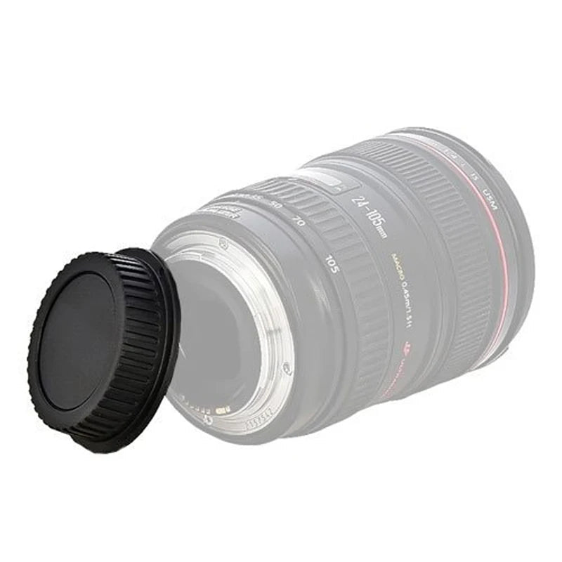 IKACHA Camera Body & Lens Rear Cap Set for Canon EOS EF Mount – Protects from Dust & Scratches