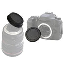 IKACHA Camera Body & Lens Rear Cap Set for Canon EOS EF Mount – Protects from Dust & Scratches