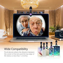 APEXEL 10-in-1 Universal Phone Lens – Fisheye, Wide Angle, Macro, CPL Filter, Kaleidoscope & 2X Zoom