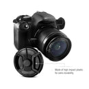 CHOHO Camera Lens Cap with Anti-Lost Rope – Protection Cover for 52mm-82mm Lenses
