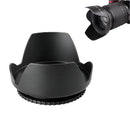 Universal Tulip Lens Hood 49mm–82mm Petal Thread Mount for DSLR Camera Lens Protection