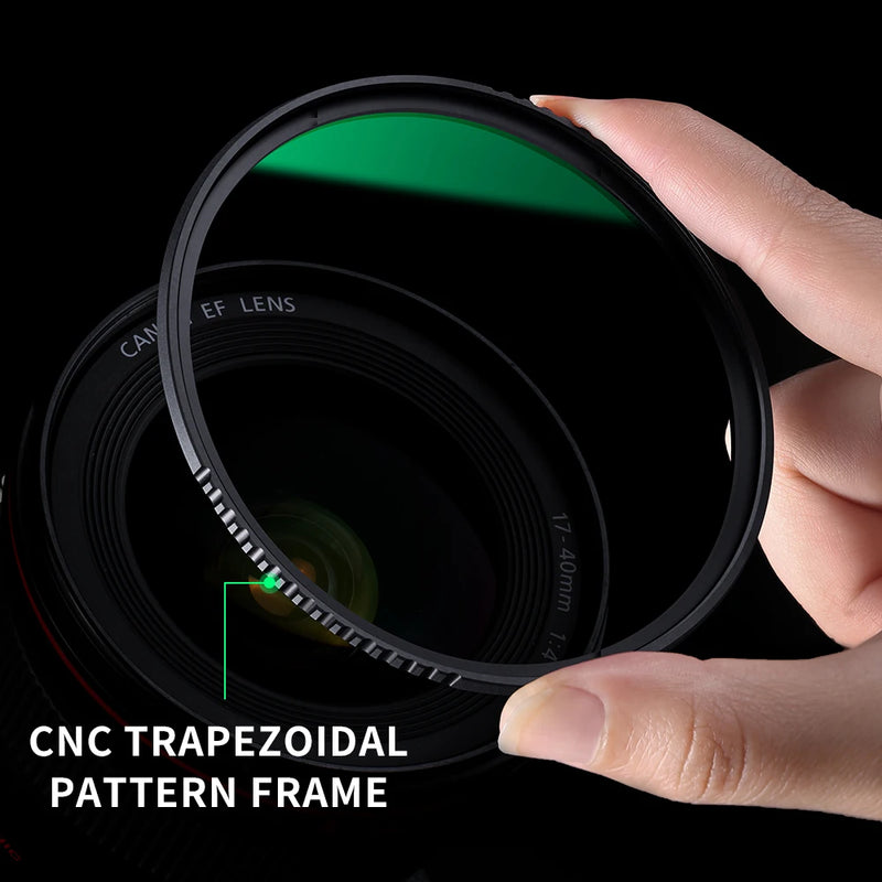K&F CONCEPT UV Filter Lens MC Ultra Slim Multi-Coated Protection for 37–82mm Camera Lenses