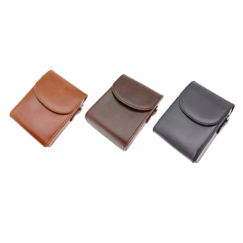 Ikacha PU Leather Camera Bag Case Cover for Sony DSC-RX100 – Protective Shoulder Bag