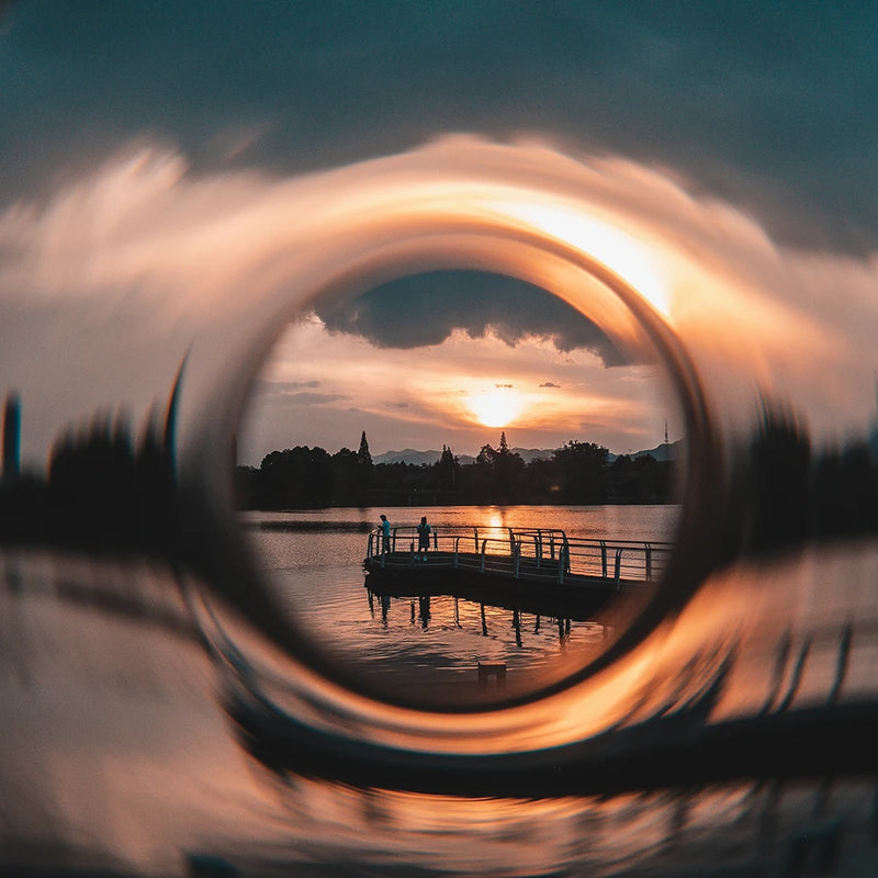 SHEJI Special Effects Prism Lens Halo FX Filter – Optical Glass Filter for Creative Photography
