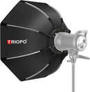 TRIOPO 90cm Bowens Mount Softbox with Honeycomb Grid – Octagon Umbrella for Studio & Outdoor