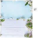 Double-Sided Marble Photography Backdrops 57x87cm Waterproof Photo Studio Props Wood Grain