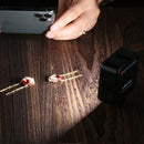 Mini LED Video Light 6W Rechargeable Fill Light with Cold Shoe Mount – 5500K for Vlogging