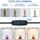 BAODELI 30cm Photo Light Box – 120 LED Adjustable Brightness Shooting Tent Kit with 6 Backdrops