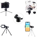 360° Mini Ball Head with 1/4-inch Mount