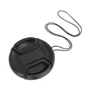 CUJMH Camera Lens Cap with Security Cord – Snap-On Cover for 43mm-67mm Lenses