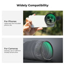 67mm Clip-On Phone Filter Set – ND2–32, CPL, 1/4 & 1/8 Black Pro Mist for Smartphone Cameras