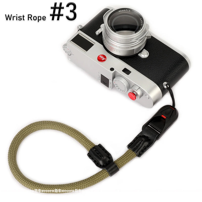 WENNEW Nylon Rope Camera Strap – Quick Release Wrist for Fujifilm, Sony, Nikon, Canon