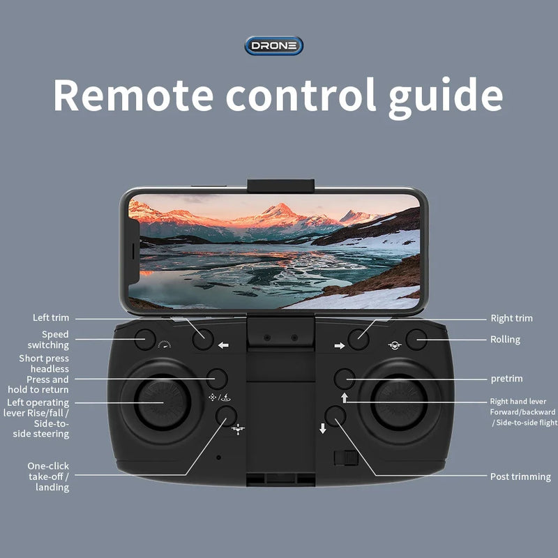 E88 Pro 4K HD Camera Drone – Foldable RC Quadcopter, WiFi FPV, Altitude Hold, One-Key Return