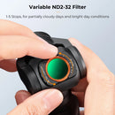 K&F Concept Magnetic ND2-32 ND32-512 Filter Kit – UV, CPL, Black Mist for DJI Osmo Pocket 3