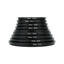 9pcs/18pcs Camera Lens Filter Step Up/Down Adapter Ring Set – 37mm-82mm for DSLR Cameras