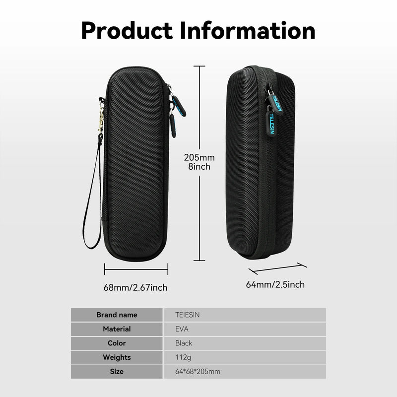 TELESIN Mini Protective Bag for DJI Pocket 3 – Waterproof Storage Case for Accessories
