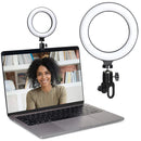 6.3" LED Ring Light for Live Streaming & Video Calls – USB Clip-On for Laptop, MacBook, PC