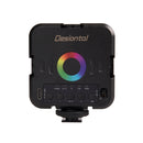 Desiontal Mini RGB LED Fill Light – Portable Adjustable Light for Photography, Live Streaming