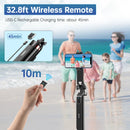 1.8m Bluetooth Selfie Stick Tripod with Remote & Ball Head for iPhone & Android Smartphones