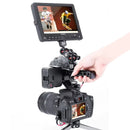 DSLR Camera Top Handle Grip with Cold Shoe Mount for Rigs and Stabilizers