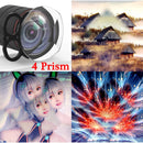 Kaleidoscope Prism Special Effects Lens Filter for Camera Smartphones Canon UV ND CPL Lenses