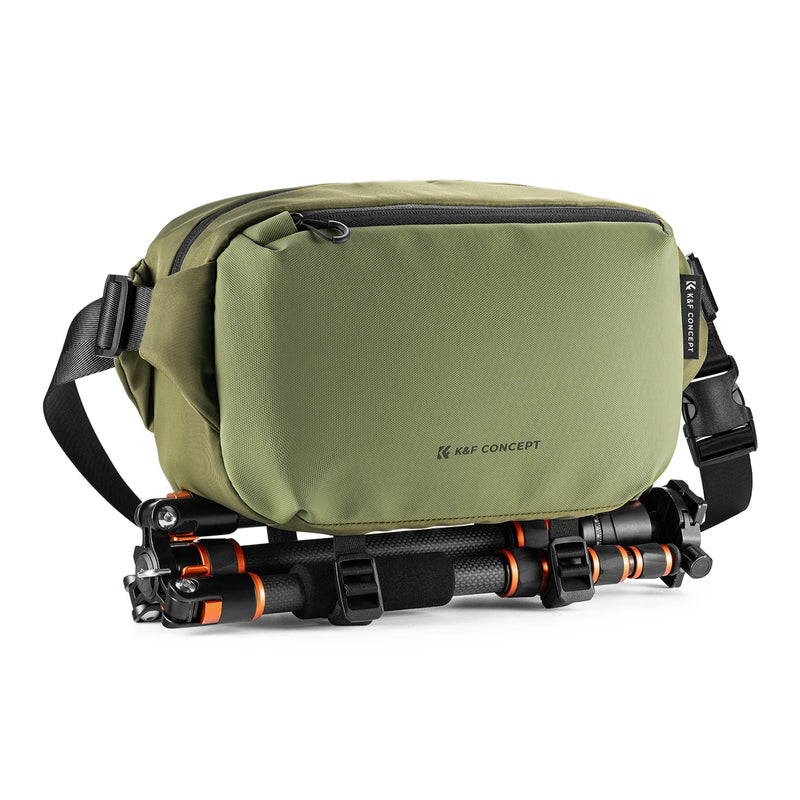 K&F CONCEPT 10L Camera Sling Bag Waterproof Shoulder Bag for DSLR, Lens, Drone, Tripod