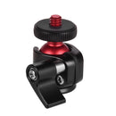 ANDOER Mini Tripod Ball Head – 360° Swivel with U-Shaped Slot for DSLR Cameras & Tripods