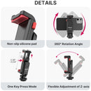 Ulanzi ST-06S 360° Rotatable Phone Holder for Vlog Shooting with Cold Shoe Mounts Vertical Shooting