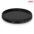 Adjustable ND Filter ND2 to ND400 Variable Neutral Density Filter for DSLR Camera Lens