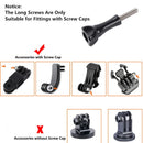 SZKOSTON Long Thumbscrew Set for GoPro, DJI, Insta360 – Stainless Steel, Easy Tighten & Loosen