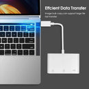 Type-C OTG SD TF Card Reader Adapter High-Speed Data Transfer for Macbook Android