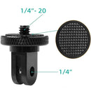 SZKOSTON 1/4 Inch Screw Tripod Adapter – 360° Rotating Mount for GoPro, Insta360, DJI