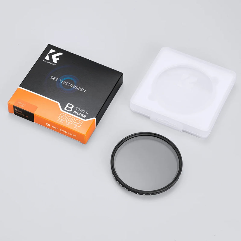 K&F CONCEPT ND2-ND400 Variable ND Filter – Adjustable Neutral Density for Camera Lenses