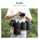 Waterproof Camera Lens Pouch Case – Shockproof Zipper Bag for DSLR Lenses