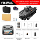 V168 Pro MAX Drone with GPS, 8K HD Camera, 5G WIFI, Obstacle Avoidance & LCD Remote