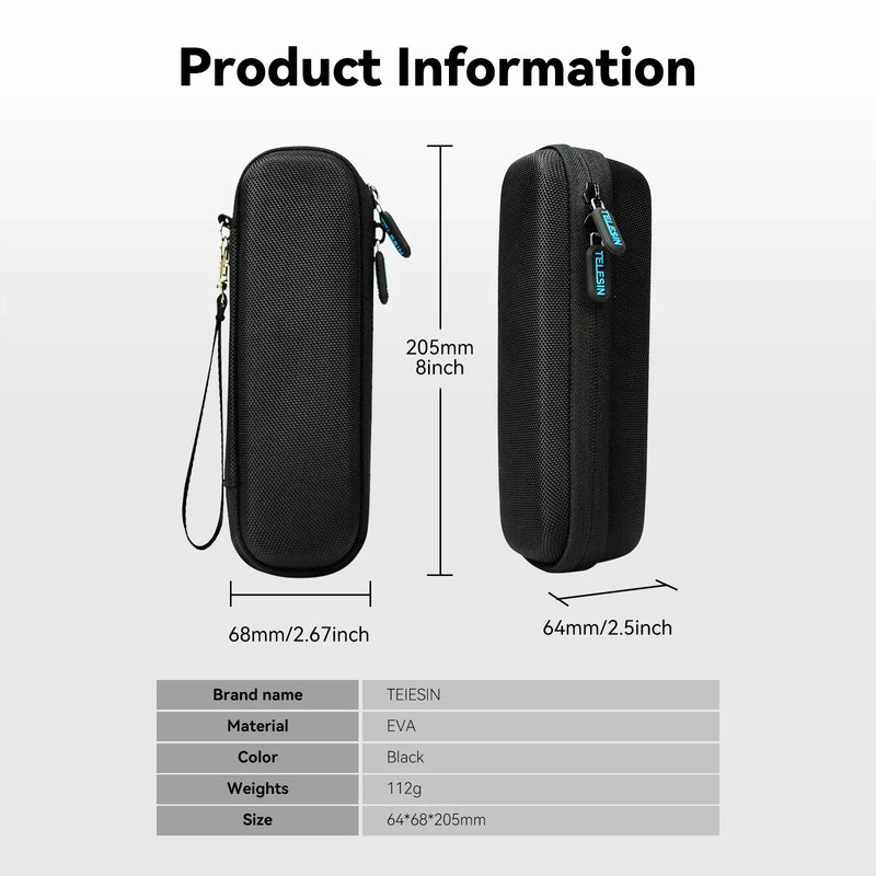 TELESIN Mini Protective Bag for DJI Pocket 3 – Waterproof Storage Case for Accessories