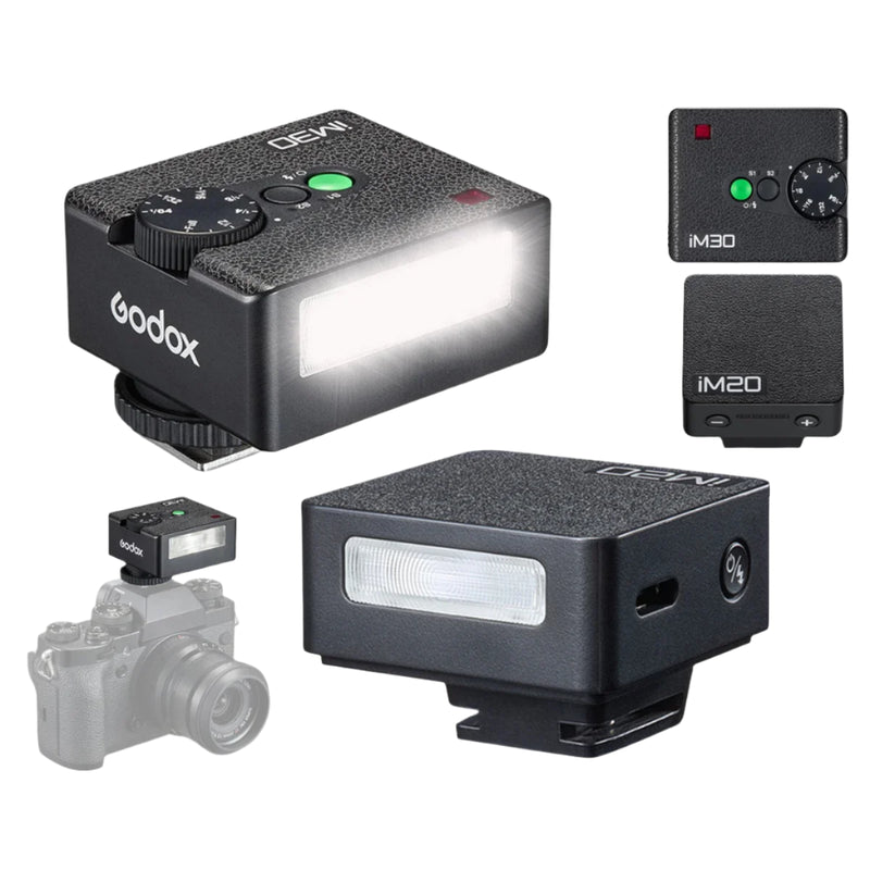 GODOX iM30 iM20 Mini Camera Flash for Canon, Fuji, Sony, Nikon, Panasonic, Olympus, Pentax
