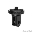 SZKOSTON 1/4 Inch Screw Tripod Adapter – 360° Rotating Mount for GoPro, Insta360, DJI