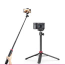 MT-44 Tripod for Smartphone and Camera – Portable Vlog Tripod with Cold Shoe Phone Mount Holder