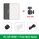 Ulanzi VL120 RGB Video Light 2500K–9000K Dimmable LED Camera Fill Light with 20 Lighting Effects