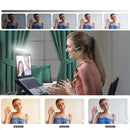 LUXCEO WS66 Webcam Light – Adjustable LED Panel for Zoom Calls, Streaming & Video Conferencing