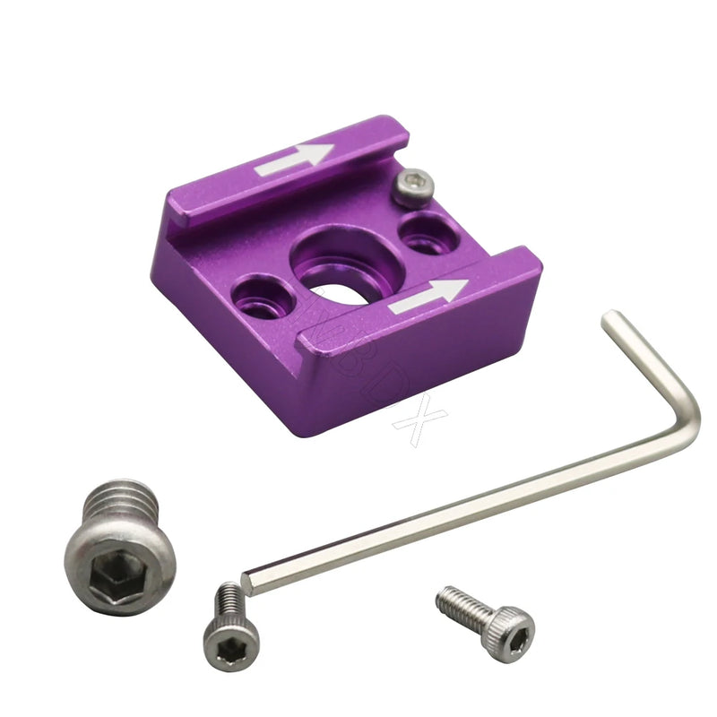 Cold Shoe Mount Adapter with 1/4" Screw for Camera Rig, Cage, Flash, or LCD Accessories