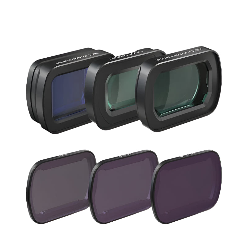 Freewell 2-in-1 Macro 40mm & Wide Angle 0.9x Lens Filter Kit for DJI Osmo Pocket 3